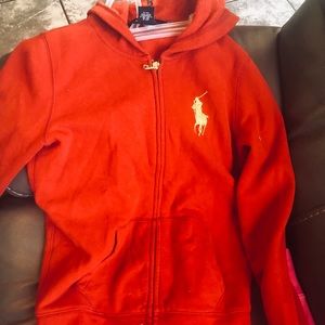 Polo red 12/14 kids zip up jacket